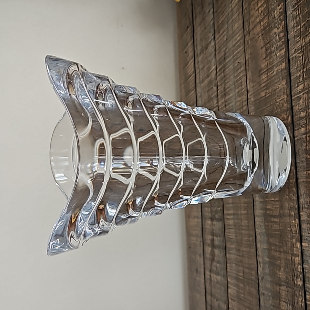 Mikasa crystal vase